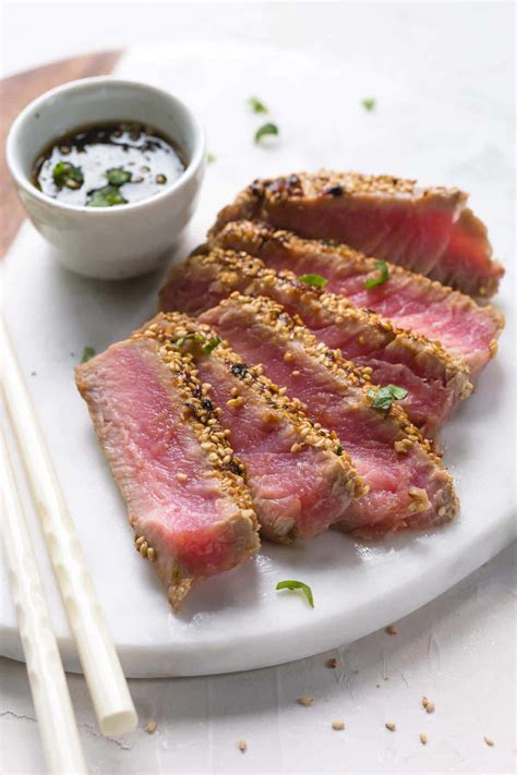 easy seared ahi tuna steak recipe  bios