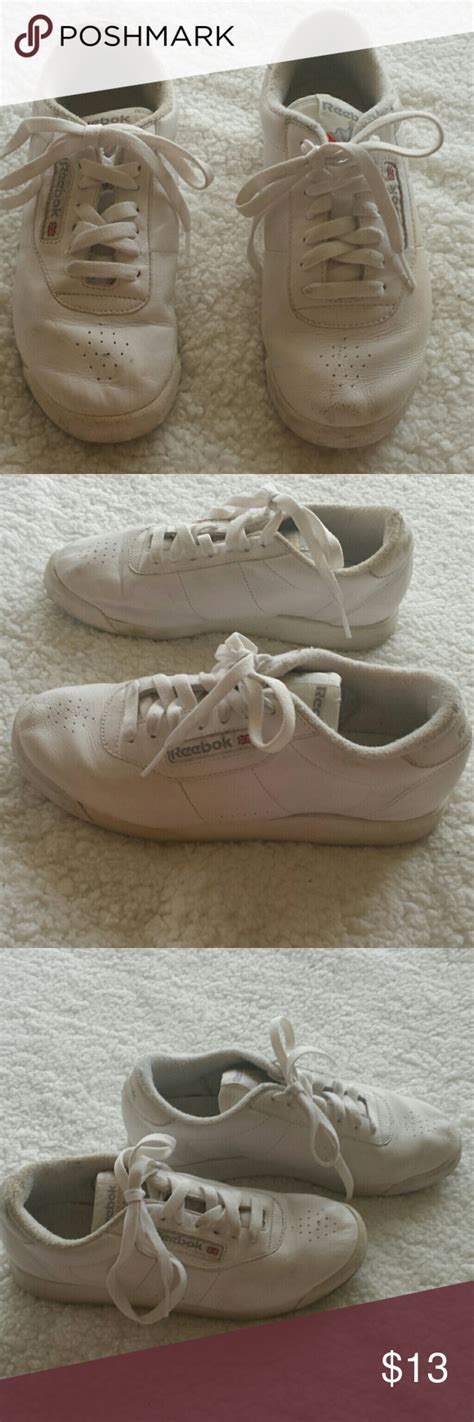 ladies original white reeboks size  reebok shoes bow sneakers lady