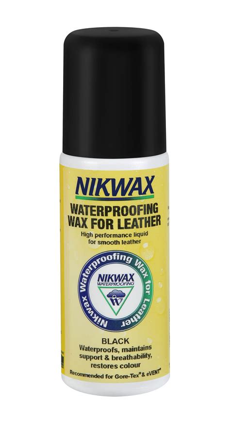 nikwax waterproofing wax for leather black 100ml for