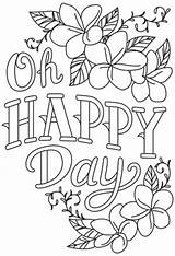 Happy Embroidery Oh Urban Thoughts Coloring Pages Patterns Hand sketch template