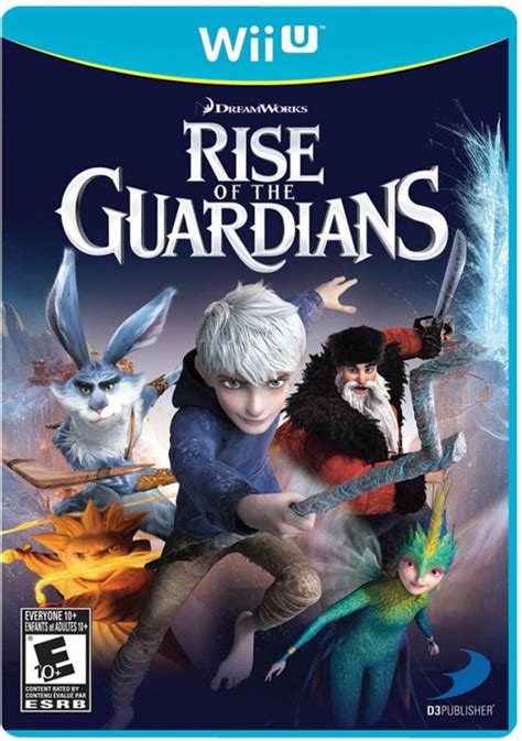 rise of the guardians the video game cover artwork