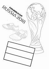 Fifa Mundial Colorear Rusia Russia Soccer Coloringpagesfortoddlers sketch template