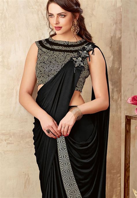 Black Sarees Most Popular Top 10 Beautiful Black Sarees To Try In