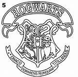 Coloring Harry Pages Potter House Getcolorings Hogwarts Print sketch template