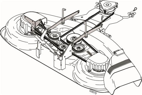 diagram  deckbelt assembly  craftsman model craftsman hp  lawn tractor