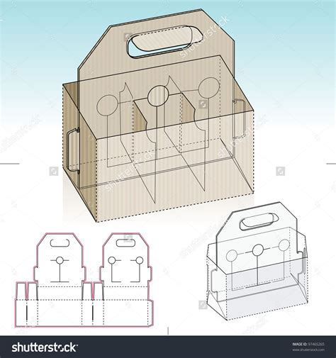 pin  vector boxes  packaging templates  dielines