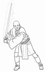 Windu Mace Wars Colorear Sith Clone Jedi Clones Venganza Supercoloring Disegno Ritorno Dello Attack Categorias sketch template