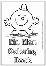 Coloring Pages Mr Men Miss Little Book Colouring Printable Books Letter Print Man Title Kids Birthday Cover Add Right Below sketch template