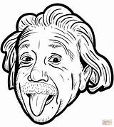 Einstein Lengua Famosi Fuera Sticking Inventor Menschen Supercoloring Lingua Ausmalbilder Fuori Erwachsene sketch template