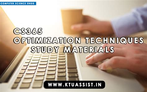 ktu  cs optimization techniques study materials ktu assist