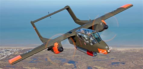 north american rockwell ov  bronco   turboprop light attack  observation aircraft