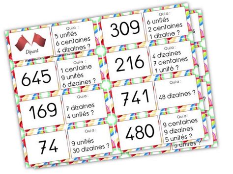 jeux de dominos sur la notion dunite dizaine centaine jeux mathematiques ce jeux ce