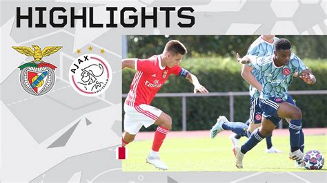 highlights benfica  ajax  uefa youth league youtube