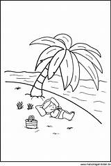 Strand Malvorlagen Malvorlage Ausmalbilder Junge Ausdrucken Palmen Ausmalbild Erwachsene Onlycoloringpages Datei sketch template