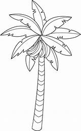 Tree Clip Banana Outline Coloring Clipart Pages Colouring Fruit Kids Line Bananas Mango Cliparts Drawing Leaf Sheet Lineart Bestcoloringpagesforkids Color sketch template
