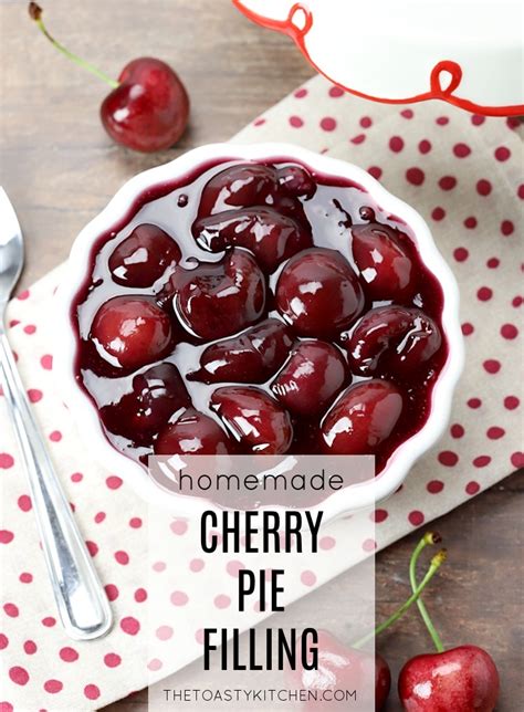 homemade cherry pie filling the toasty kitchen