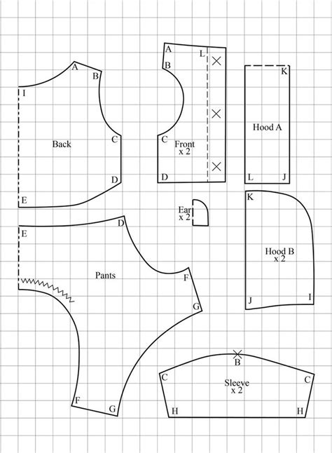 dog clothes patterns   sizes create individual pattern