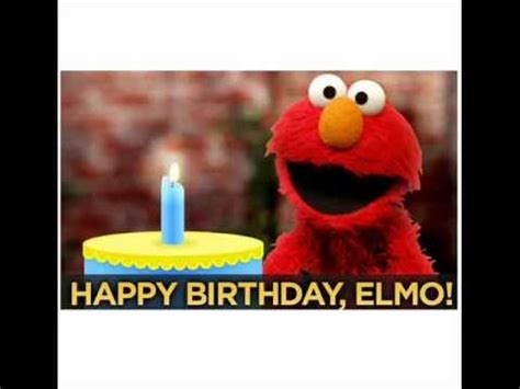happy birthday elmo elmo sings birthday songwmv youtube