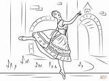 Coppelia Kleurplaten Ballerina sketch template