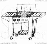 Grills Clipart sketch template