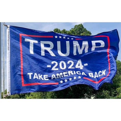 trump 2024 take america back flag 3 x 5 ft outdoor