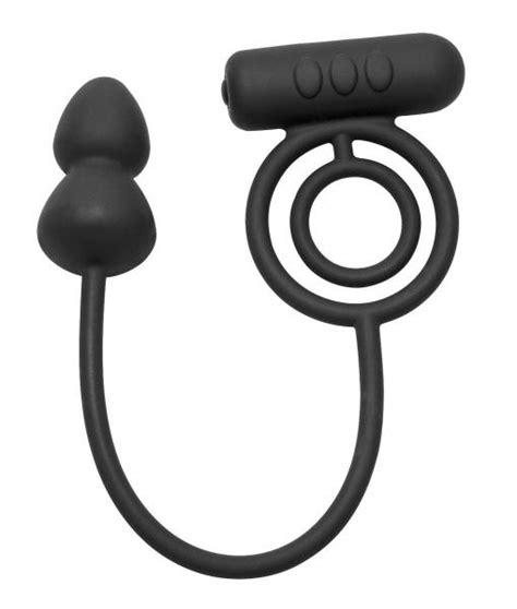 Prostatic Play Voyager 1 Vibrating Cock Ring Anal Plug On