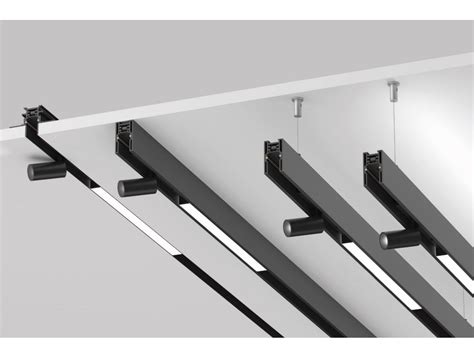 linear lighting profile  tracking magnet surfacerecessed  flos linear lighting design