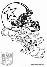 Coloring Pages Cowboys Dallas Nfl Football Spongebob Cowboy Osu Patrick Print Squared Teams Maatjes Popular Sketchite Template Via sketch template