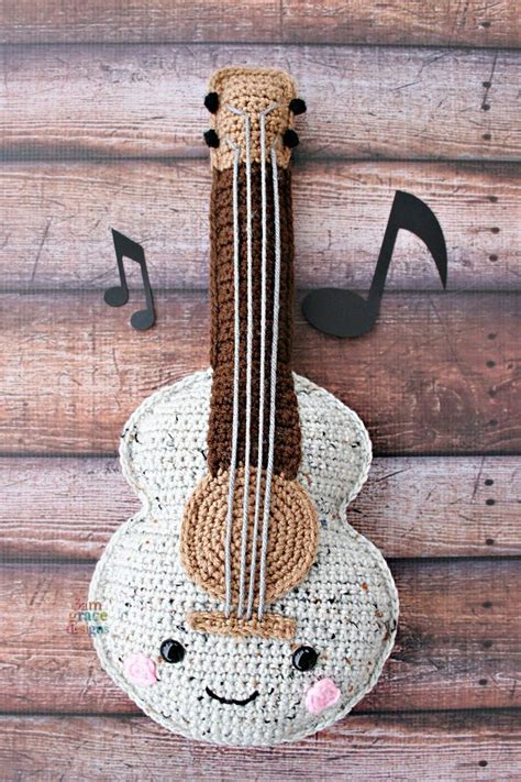 guitar crochet pattern guitar amigurumi pattern guitar etsy