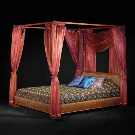asian style furniture classic canopy bed  model dsmax files   modeling