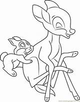 Bambi Coloringpages101 sketch template