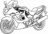 Coloring Pages Yamaha Motorcycle Printable Preschoolers Template sketch template