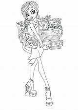 Monster High Coloring Pages Long Jinafire Wishes Scaremester Gigi Printable Getdrawings Getcolorings sketch template