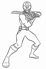 Samurai Rangers Power Coloring Pages sketch template