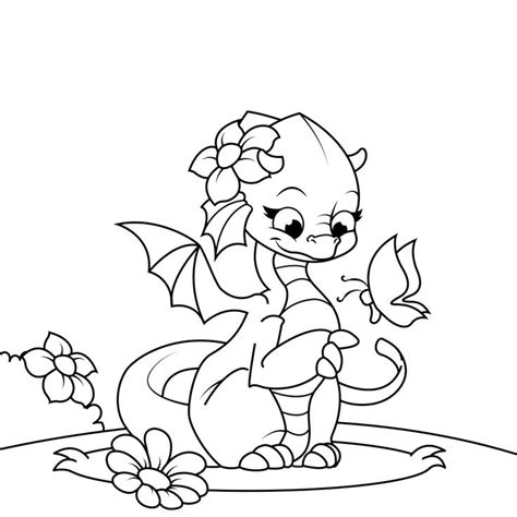 images  dragon coloring pages  pinterest chibi baby