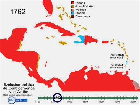 Mapa Mapa Político Del Mar Caribe