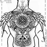 Norse Viking Celtic Mythology Diytattooimages Heidnisches Tegning Tyv Rune Pagan Tweetyy sketch template