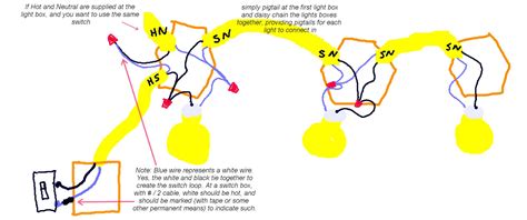 daisy chain   switch wiring diagram light