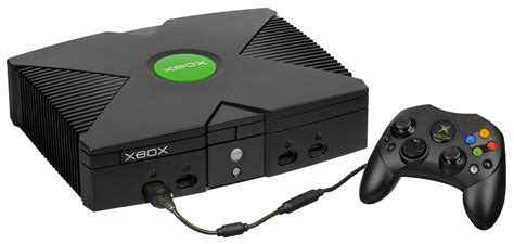 restored microsoft xbox original video game console  controller