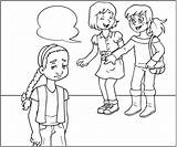 Bullying Bulling Niños Ebi Infantil Unidad Educación Istruzione Nicaragua Huella Aprendizaje Regole Biblica Escuelita sketch template