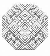 Coloring Pages Mandala Geometric Deco Designs Pattern Book Printable Sheets Mandalas Colorarty sketch template