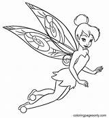 Tinkerbell Ausmalbilder Campanita Tinker Bell Malvorlagen Cool2bkids Kids Cute Crmla Paginas sketch template