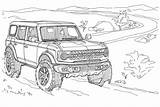 Bronco Ford Available Now Sheets Color July sketch template