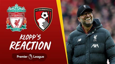 klopps reaction milly saved  lives liverpool  bournemouth