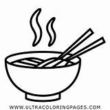 Noodles Sopa Soup Chopsticks Noodle Pages sketch template