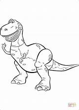 Toy Rex Story Coloring Pages Standing Disney Kids Printable Dinosaur Supercoloring Fun Toystory Drawing Choose Board Categories sketch template