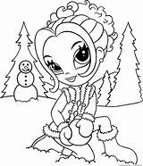 Coloring Pages Frank Lisa Girl Printable Adults Glamour Snowman Print Girls Dog Sculpts Books Gif Cat sketch template