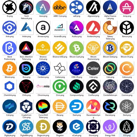 crypto logos digital  cryptocurrency graphic etsy