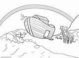 Noah Ark Noahs Arche Ausmalbild Noe Arca Värityskirjat Lapsille Visit Coloringhome Creativity Recognition Dominical sketch template
