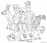 Kratts Wild Coloring Pages Coloring4free Colouring Printable Print Rino Getdrawings Getcolorings Drawing Template sketch template